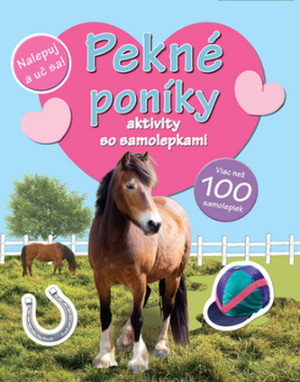 Pekné poníky aktivity so samolepkami