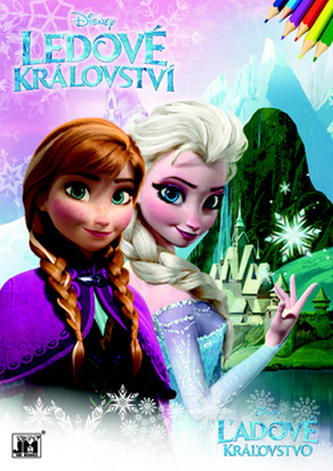 Ledové království - Omalovánky A4