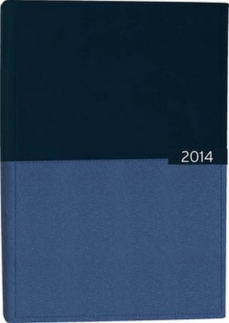 Diář A5 Gemini týdenní modrý 2014