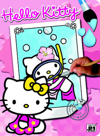 Hello Kitty 1 - Vodové omalovánky A4