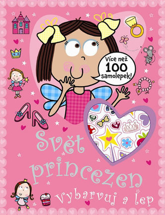 Svět princezen - vybarvuj a lep