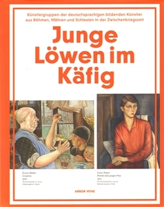 Junge Löwen im Käfig Junge Löwen im Käfig