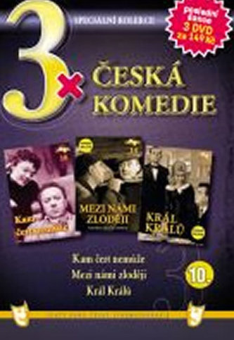 3x DVD - Česká komedie 10.