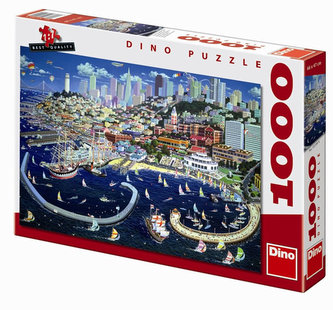 Dino Toys - San Franciso - puzzle 1000 dílků
