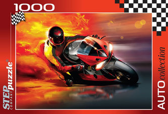 Puzzle 1000 Závodník v plamenech