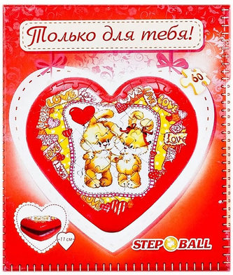 Plastic Puzzle Krabička 60 Srdíčko - Chlupáčci