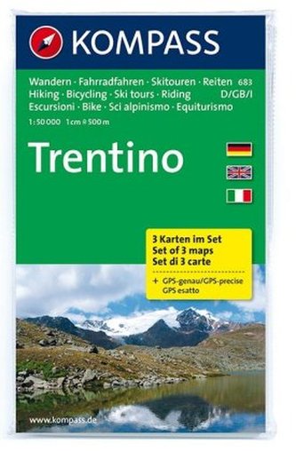 Trentino  683  (sada 3 map )   NKOM