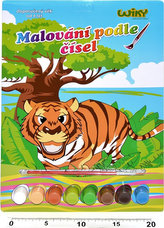 Malování podle čísel - Tygr