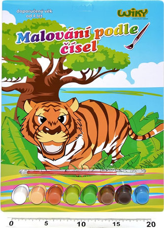 Malování podle čísel - Tygr