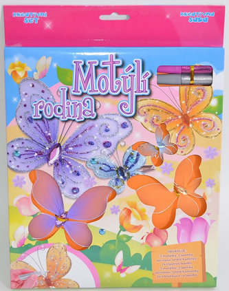 Kreativní set - Motýlí rodina