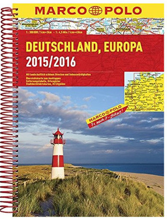 Německo, Evropa/atlas-spirála 15/16  1:300T MD