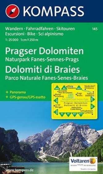 Pragser Dolomiten 145 NKOM 1:25T