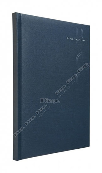 Diář 2014 - Kronos modrý - matný denní A5