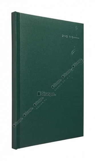 Diář 2014 - Kronos zelený - matný denní A5