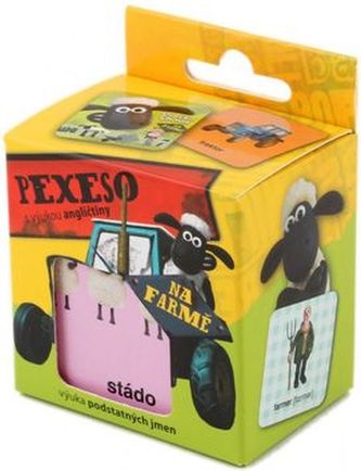 Ovečka Shaun - pexeso na farmě s výukou AN