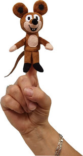Myška 8cm, prstový maňásek