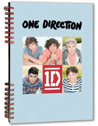 Blok A5 - One Direction/světle modrý