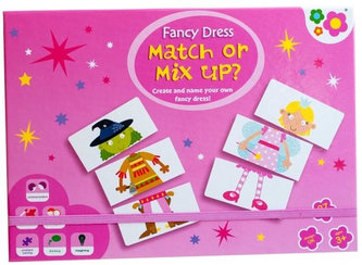 Převlékací skládačka Maškarní kostýmy