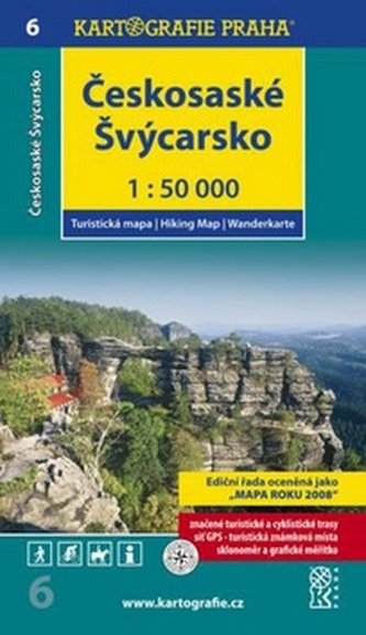 1: 50T ( 6)-Českosaské Švýcarsko,Šluknovsko (turistická mapa)
