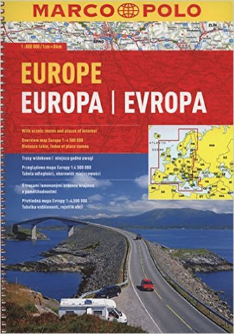 Europa. Atlas drogowy 1:800000