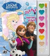 Ledové království omalovánka s vodovkami