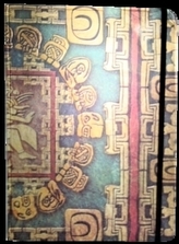 Zápisník s gumičkou A4 210x290 mm mayské ornamenty