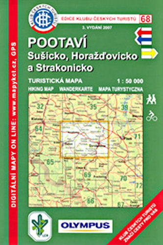 KČT 68 - Pootaví, Sušick, Horažďovicko a Strakonic