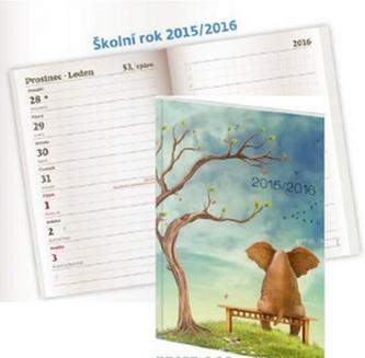 Diář 2016 - Poketto Student - Elephant