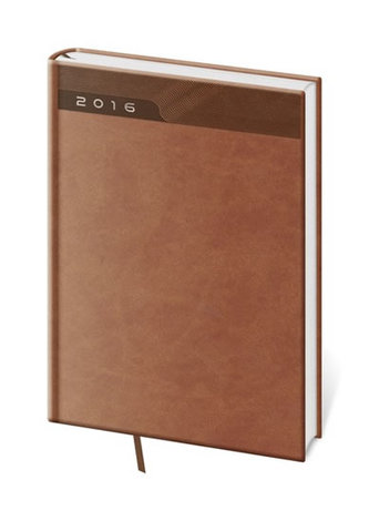 Diář 2016 - Print B5 týdenní - anglická červená