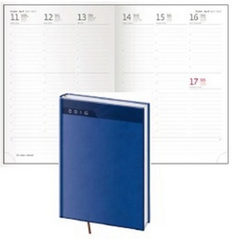 Diář 2016 - Print B5 týdenní - modrá