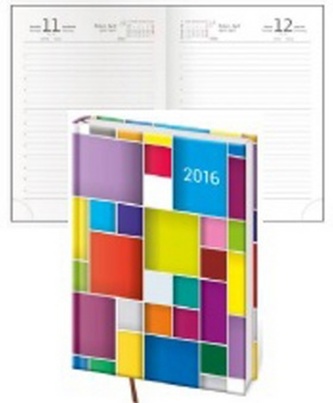 Diář 2016 - Vario B6 denní - Cube