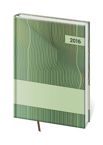 Diář 2016 - Vario A5 denní - Green
