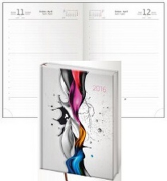 Diář 2016 - Vario A5 denní - Splash