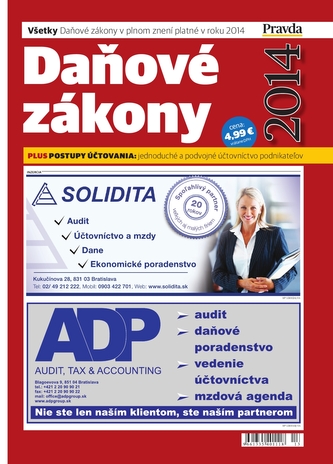 Daňové zákony 2014