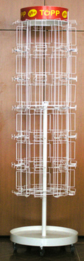 Stojan Topp bílý otočý 54 kapes