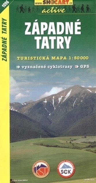 Západné Tatry 1096 turistická mapa 1:50T Shocart