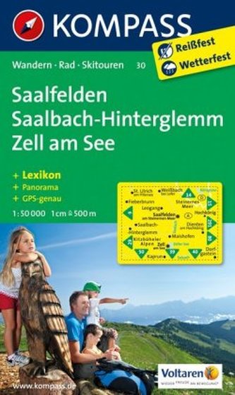 Saalfelden Saalbach Zell am See 1:50T Kompass