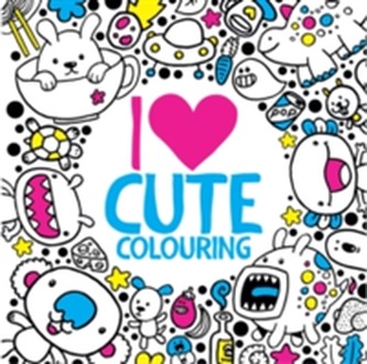 I Heart Cute Colouring