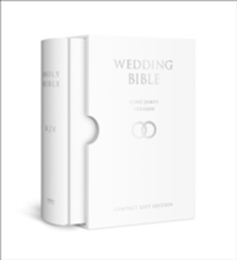 HOLY BIBLE: King James Version (KJV) White Compact Wedding Edition