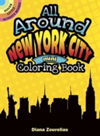 All Around New York City Mini Coloring Book