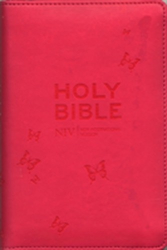 NIV Pocket Pink Soft-tone Bible with Zip