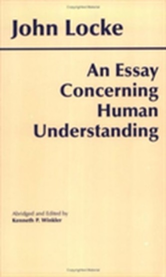 An essay on human understanding locke