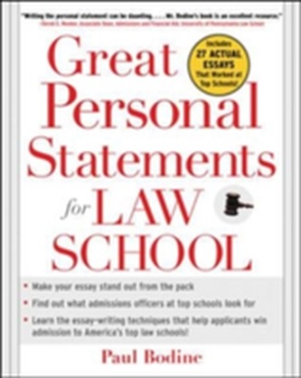 Great Personal Statements for Law School