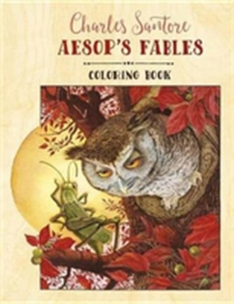 Charles Santore Aesop's Fables Coloring Book  Cb179