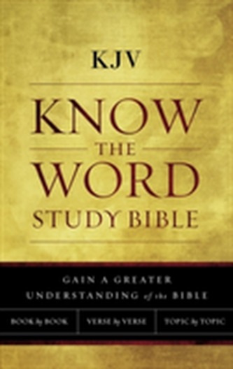 KJV, Know The Word Study Bible, Cloth over Board, Red Letter Edition