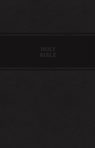 KJV, Reference Bible, Personal Size Giant Print, Imitation Leather, Black, Indexed, Red Letter Edition, Comfort Print