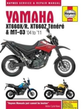 Yamaha Xt660 & Mt-03 Service And Repair Manual