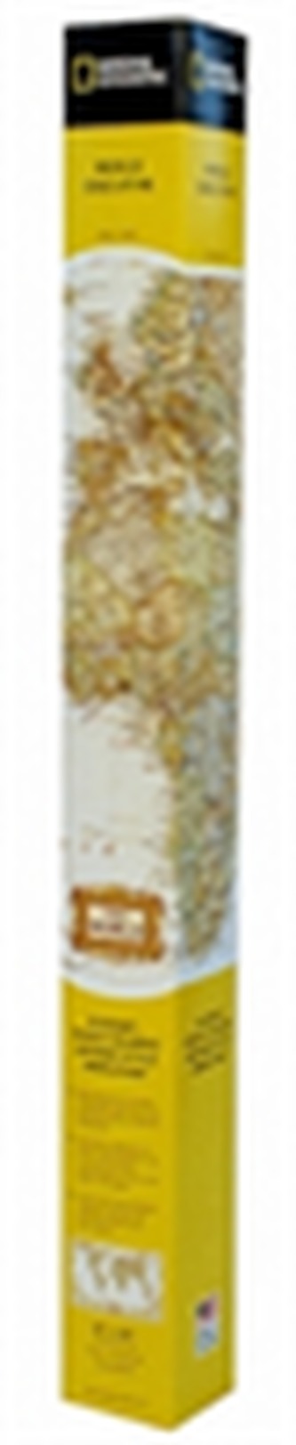 World Executive Map, Poster Sized, Boxed