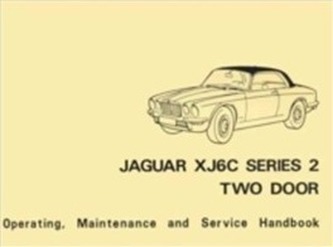Jaguar XJ6C Series 2 Two Door Official Handbook E184/1