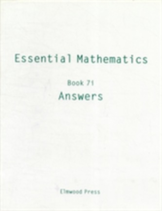 Essential Mathematics Book 7i Answers